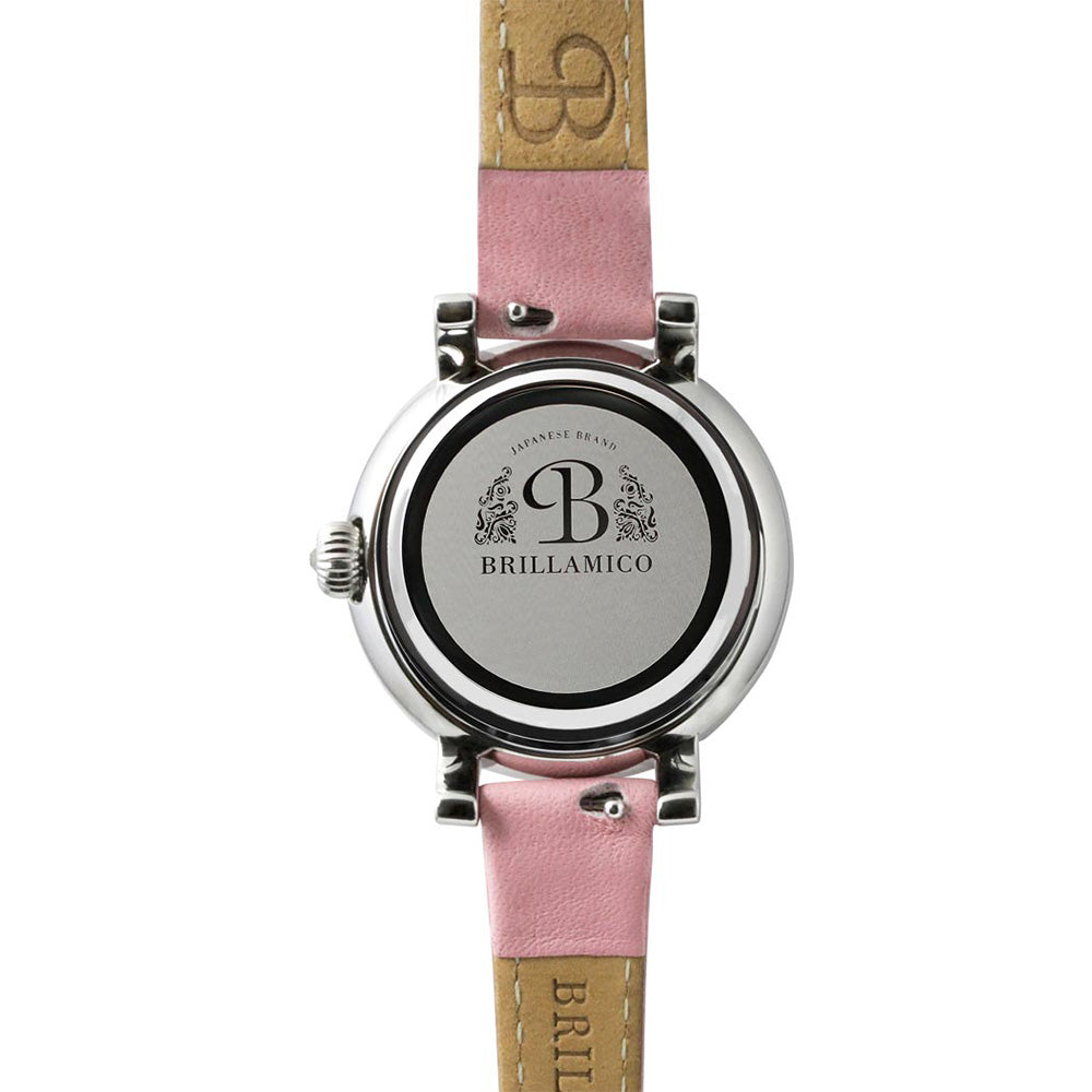 LILY 31MM PINK x SILVER<革ベルト>