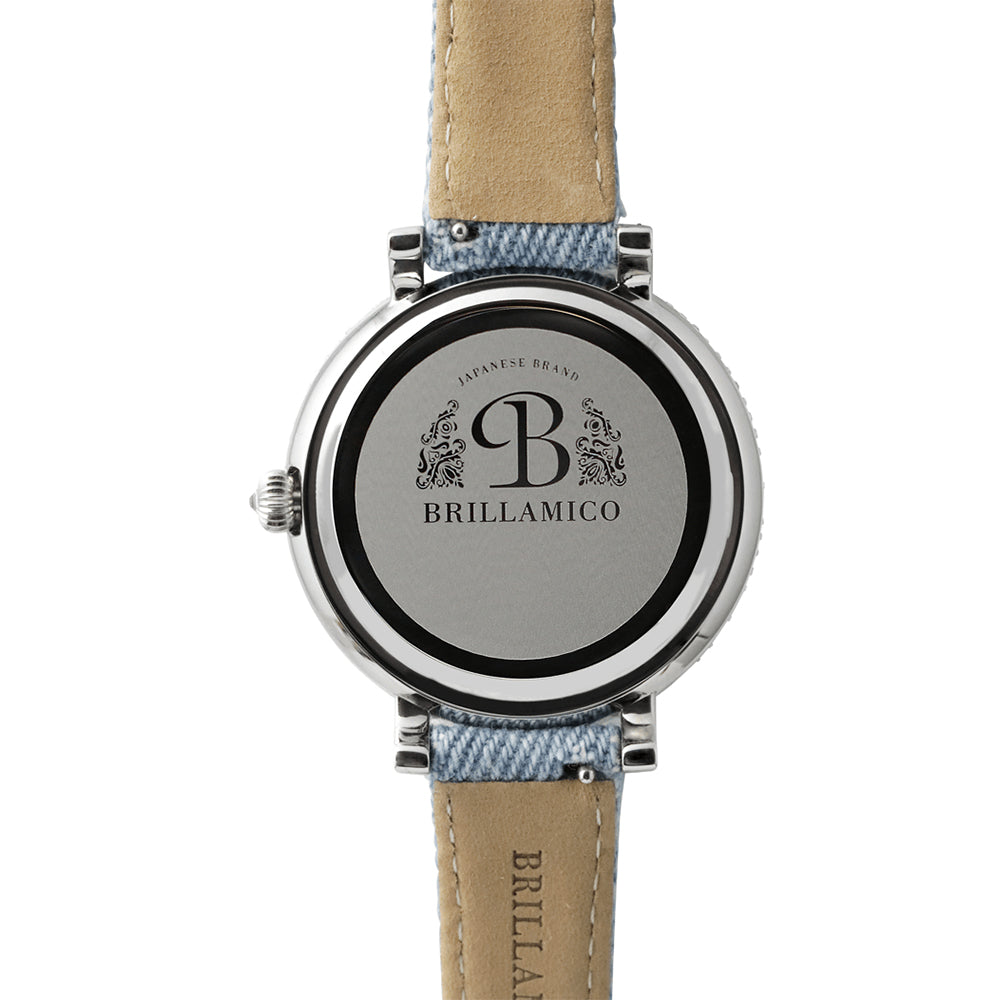 NUMBER 40MM LIGHT BLUE <デニムベルト>