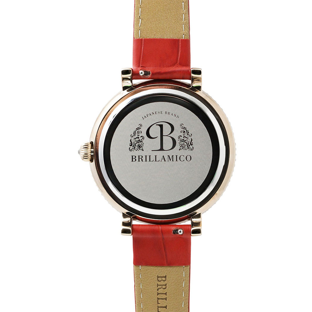 LILY 40MM RED x GOLD <革ベルト> 220628