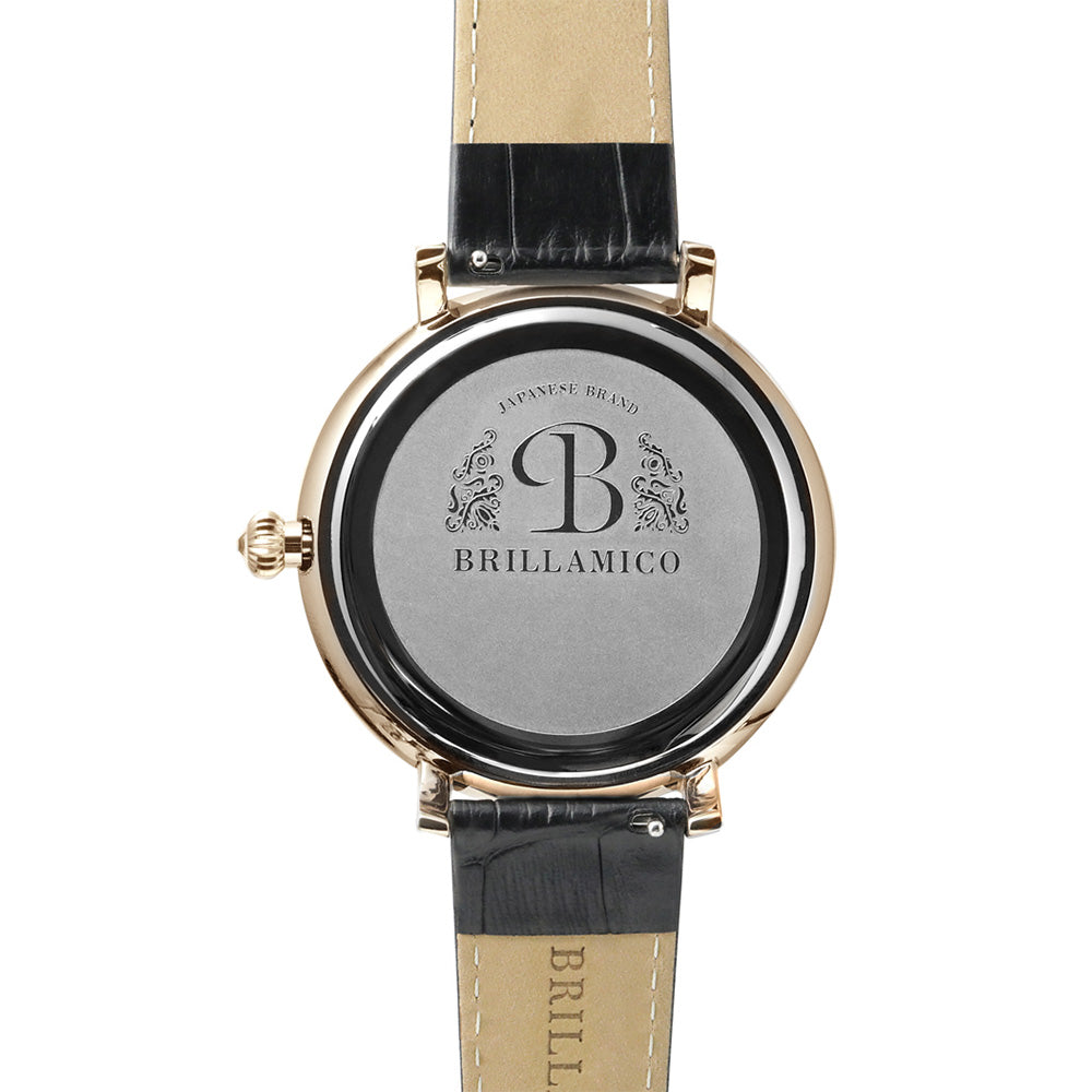 LILY 46MM BLACK x GOLD <革ベルト>230123