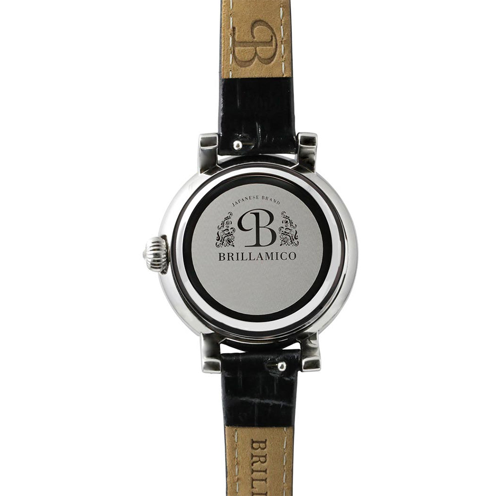 LILY 31MM BLACK x SILVER<革ベルト>