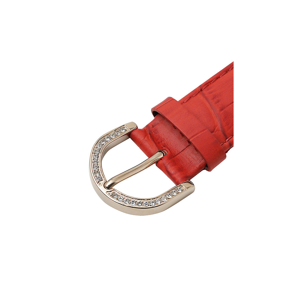LILY 46MM RED x GOLD <革ベルト>