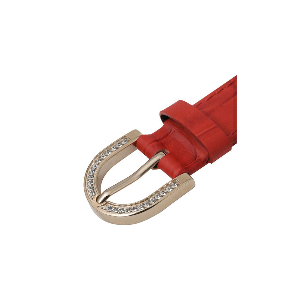 LILY 40MM RED x GOLD <革ベルト> 220628