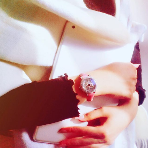 NUMBER 31MM PINK x SILVER<革ベルト>220531005