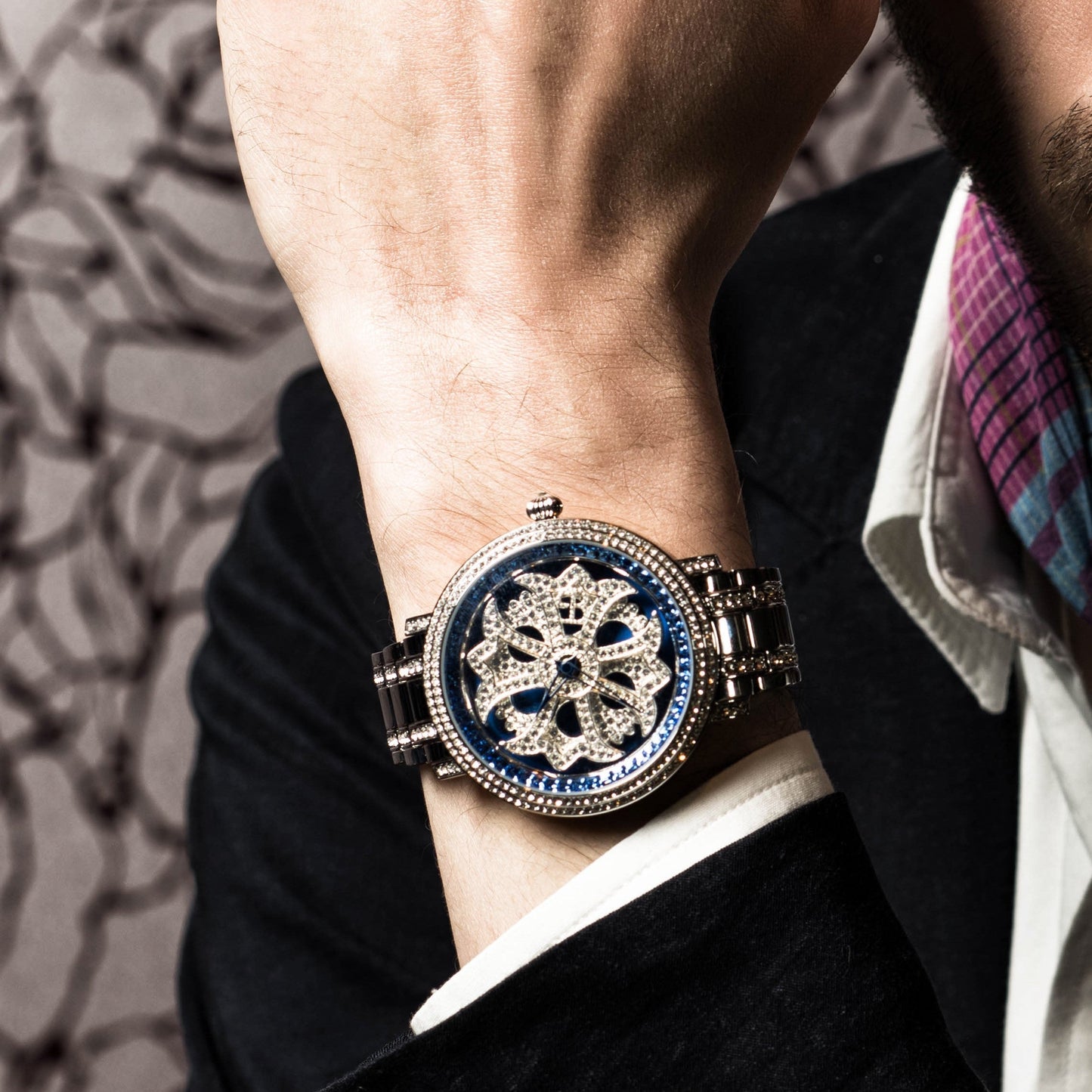 LILY LIMITED 46MM BLUE×SILVER 230123