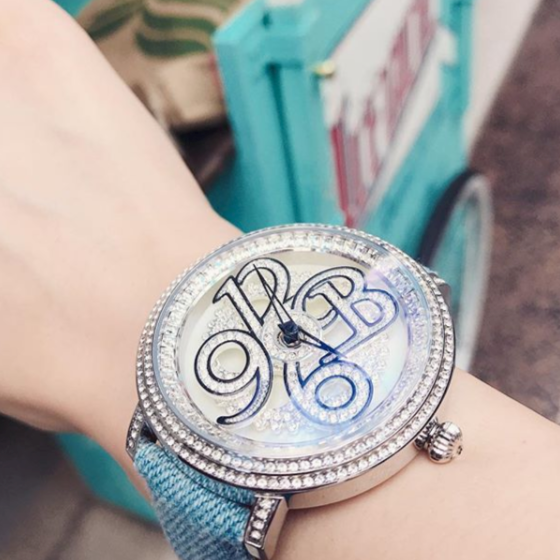 NUMBER 46MM LIGHT BLUE <デニムベルト>