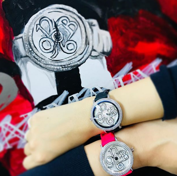 NUMBER 46MM BLACK×SILVER <シリコンベルト>